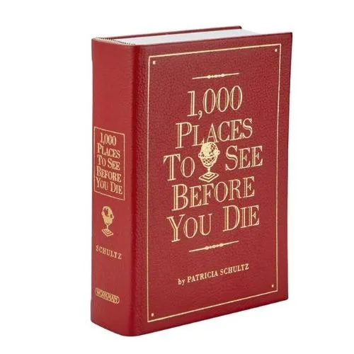1000 Places to See Before You Die Leather Bound Book