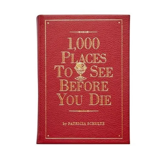 1000 Places to See Before You Die Leather Bound Book