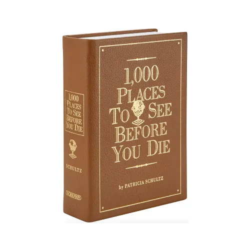 1000 Places to See Before You Die Leather Bound Book