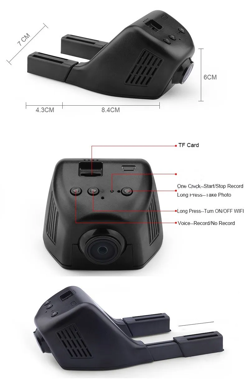 1080p Wifi Dvr Dash Cam