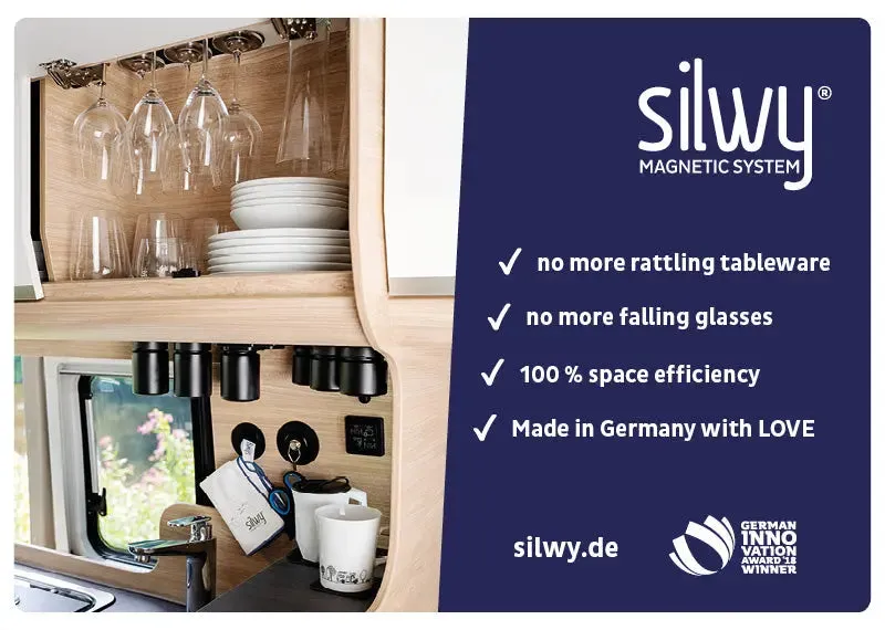 2 x Magnetic Drinking Cup Triple the Classic By Silwy
