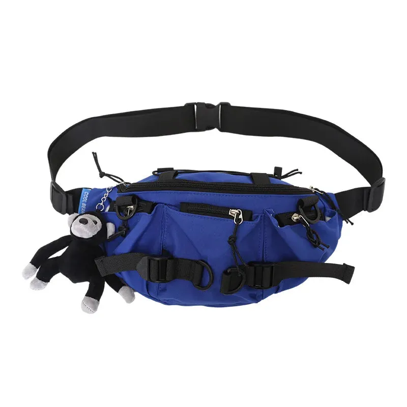 2024 Techwear Style Punk Hip Hop Single Shoulder Crossbody Bag Men Women Street Vintage Chest Bag Casual Sport Fanny Pack