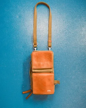 3in1 Field Canvas / Vegetable Tanned Leather Side / Shoulder Bag (~OS~)