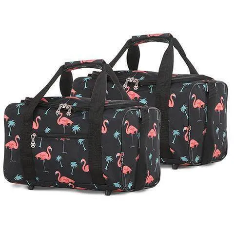 5 Cities (40x20x25cm) Hand Luggage Holdall Flight Bag (x2 Set)