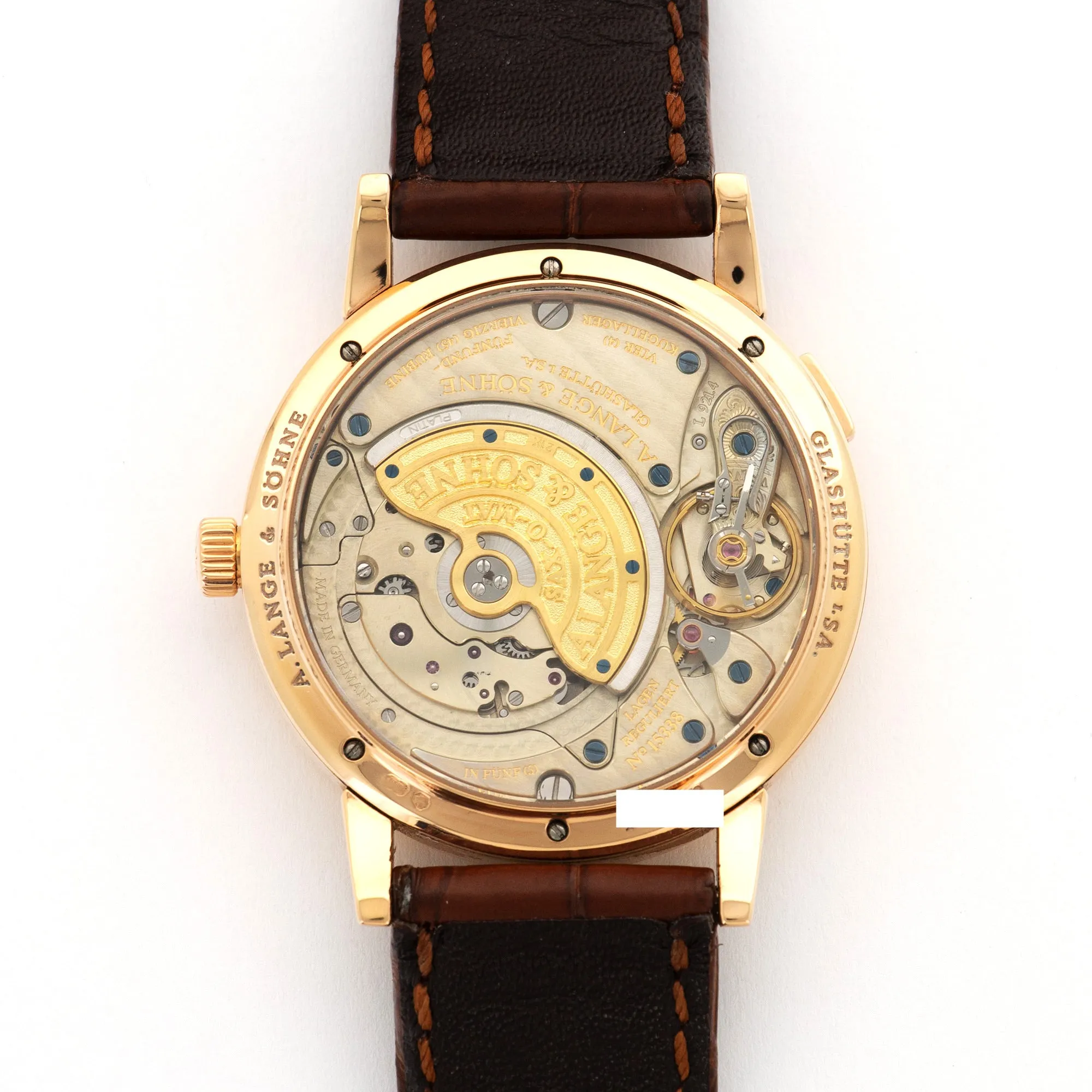A. Lange & Sohne Rose Gold Saxonia Automatic Watch Ref. 315.032