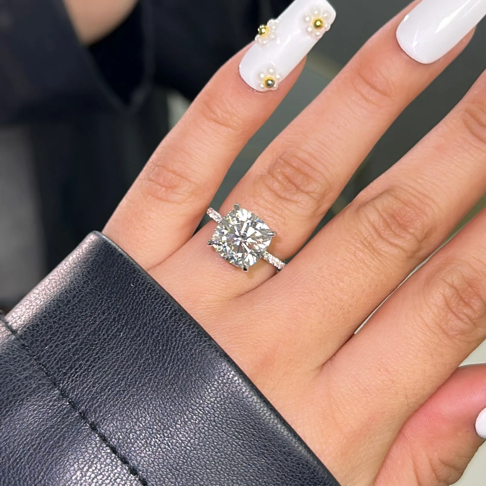 ADALEE MOISSANITE RING
