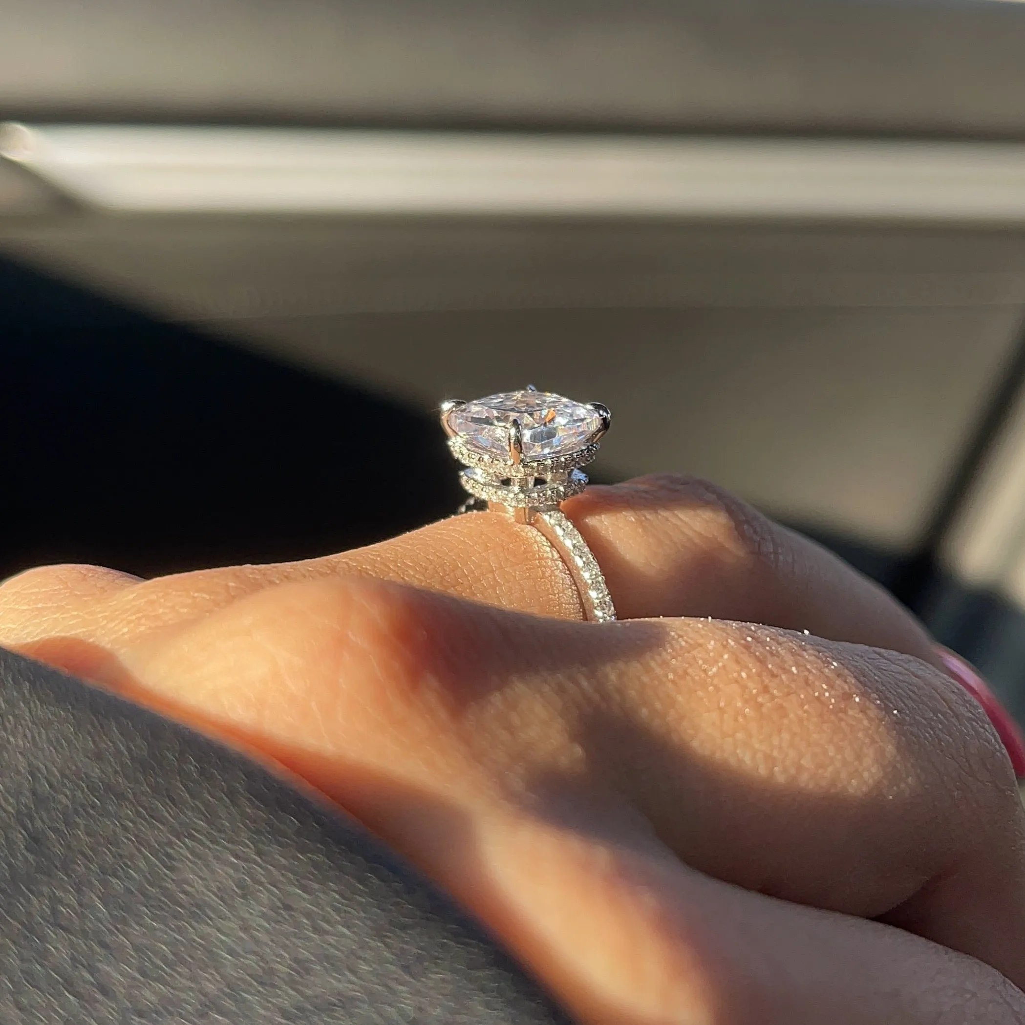 ADALEE MOISSANITE RING