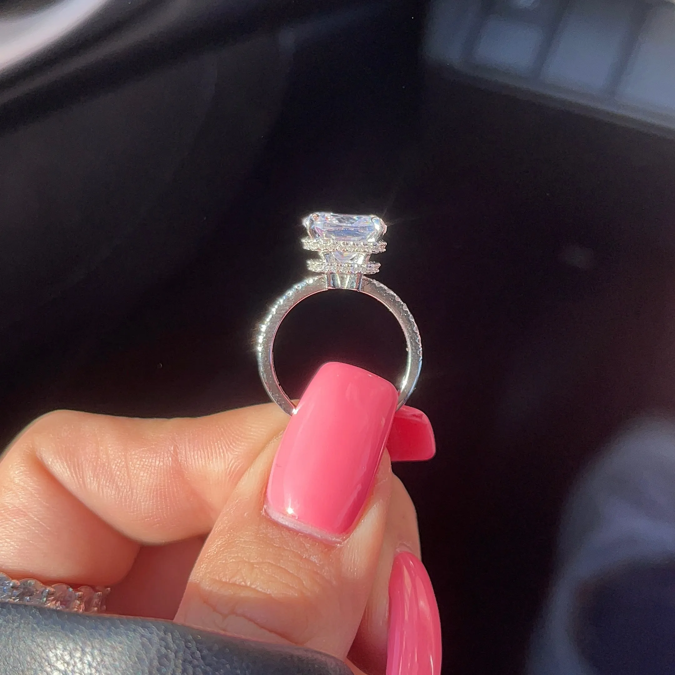 ADALEE MOISSANITE RING