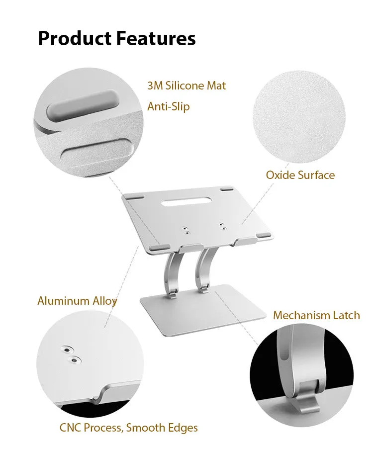 Adjustable Folding Laptop Aluminum Stand