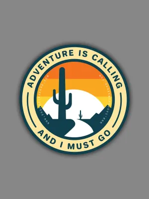 Adventure Is Calling  | Laptop / Car Sticker