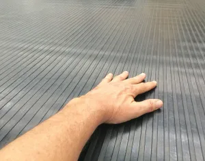 Anti Fatigue Non-Slip Rubber Mat - 1.8m x 1m