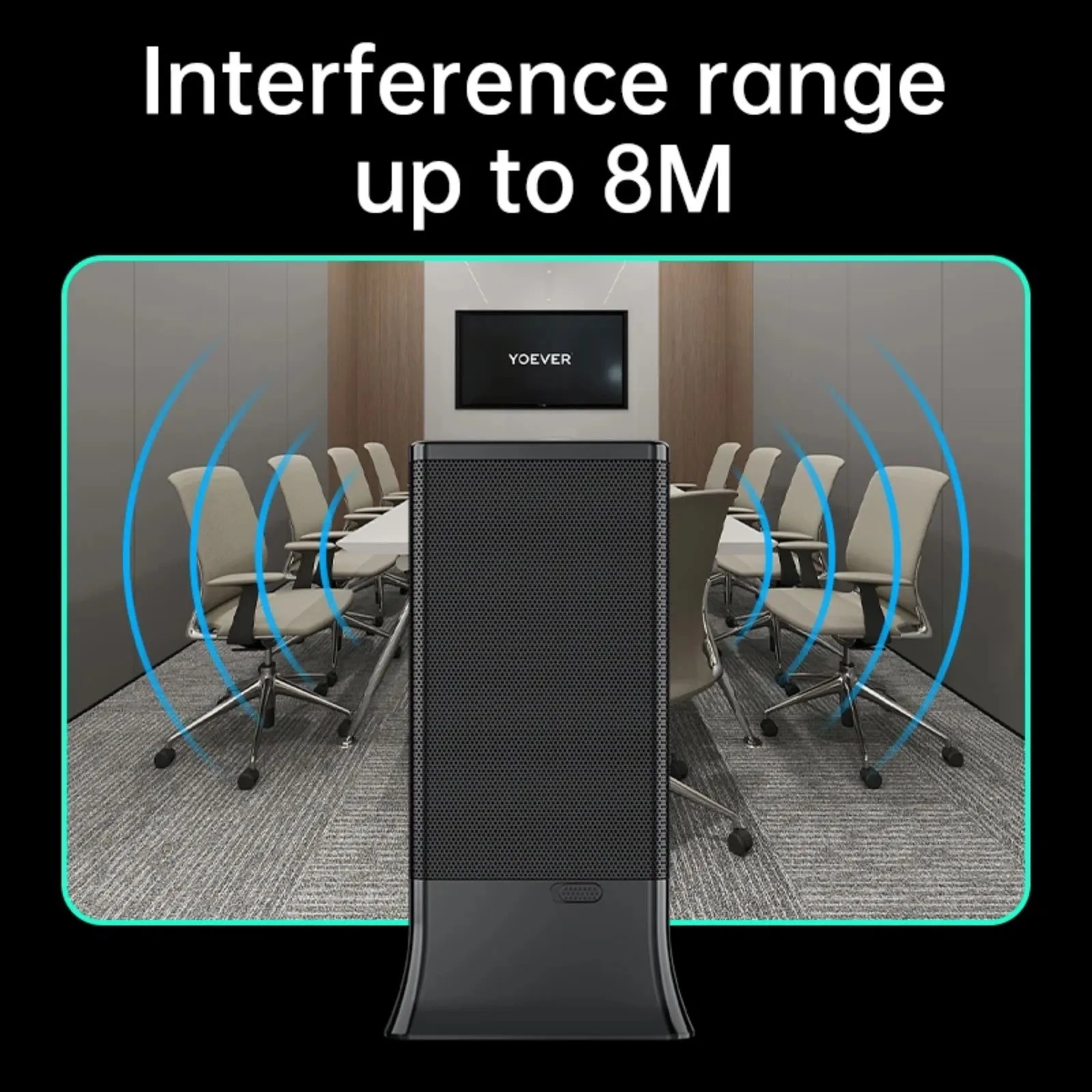 Anti-Recording Guard Acoustic Interference Microphone Jammer Blocks Smartphone / Digital Recorder