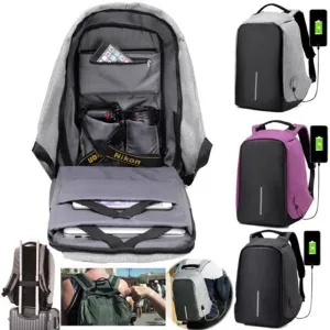 Anti theft Anti-theft USB Charging Travel Backpack