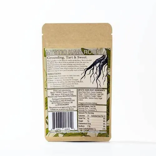 APOTHECARY BROTHERS TEA |  MYSTIC KAVA ROOT