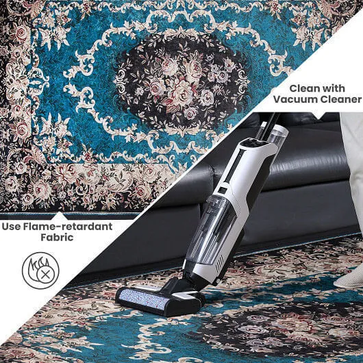 Area Rug with Non-Shedding Surface and Anti-slip Bottom-M - Color: Multicolor -