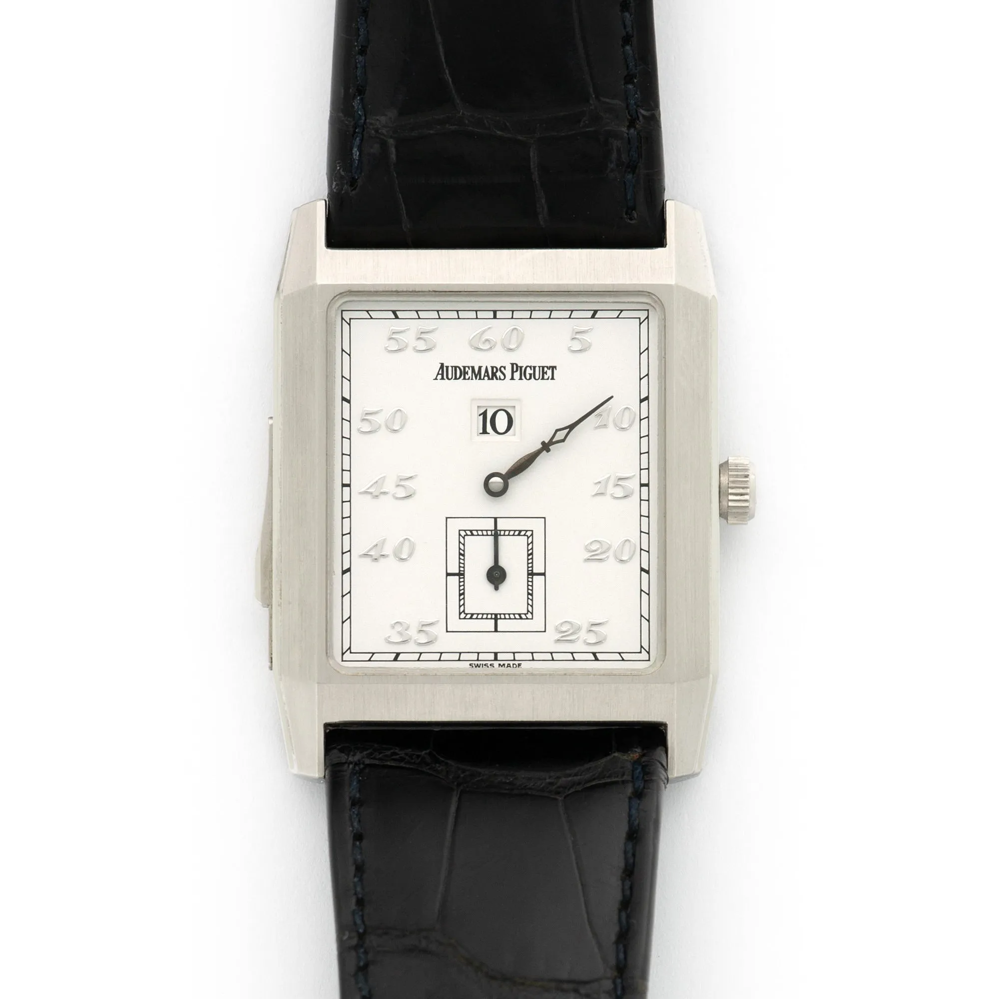 Audemars Piguet Platinum Jump Hour Minute Repeater Watch Ref. 25723