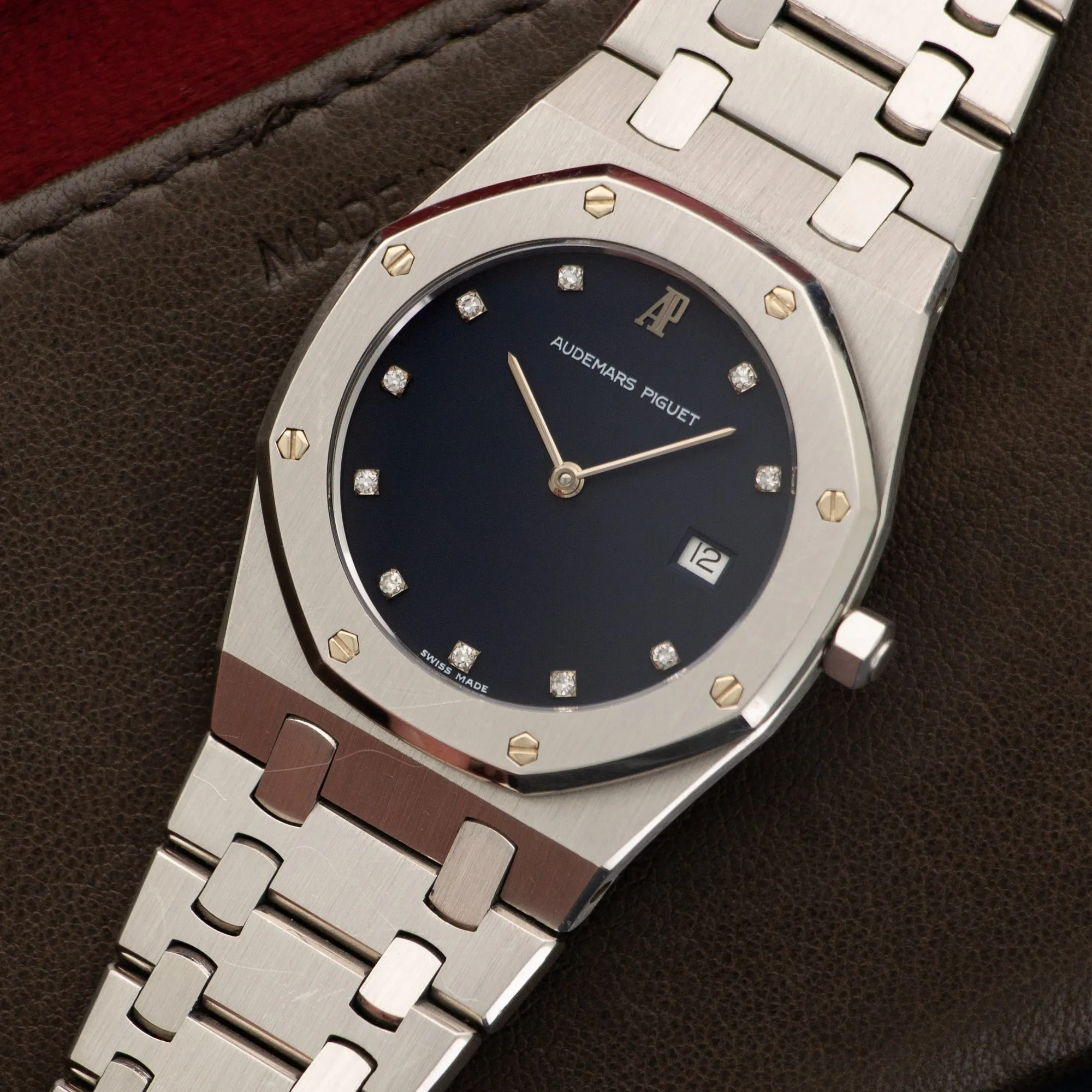 Audemars Piguet Platinum Royal Oak Diamond Watch Ref. 56175