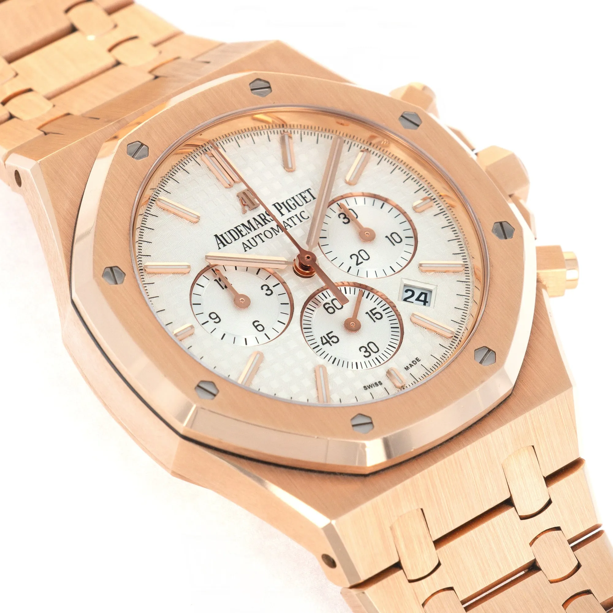 Audemars Piguet Rose Gold Royal Oak Chrono Watch Ref. 26320