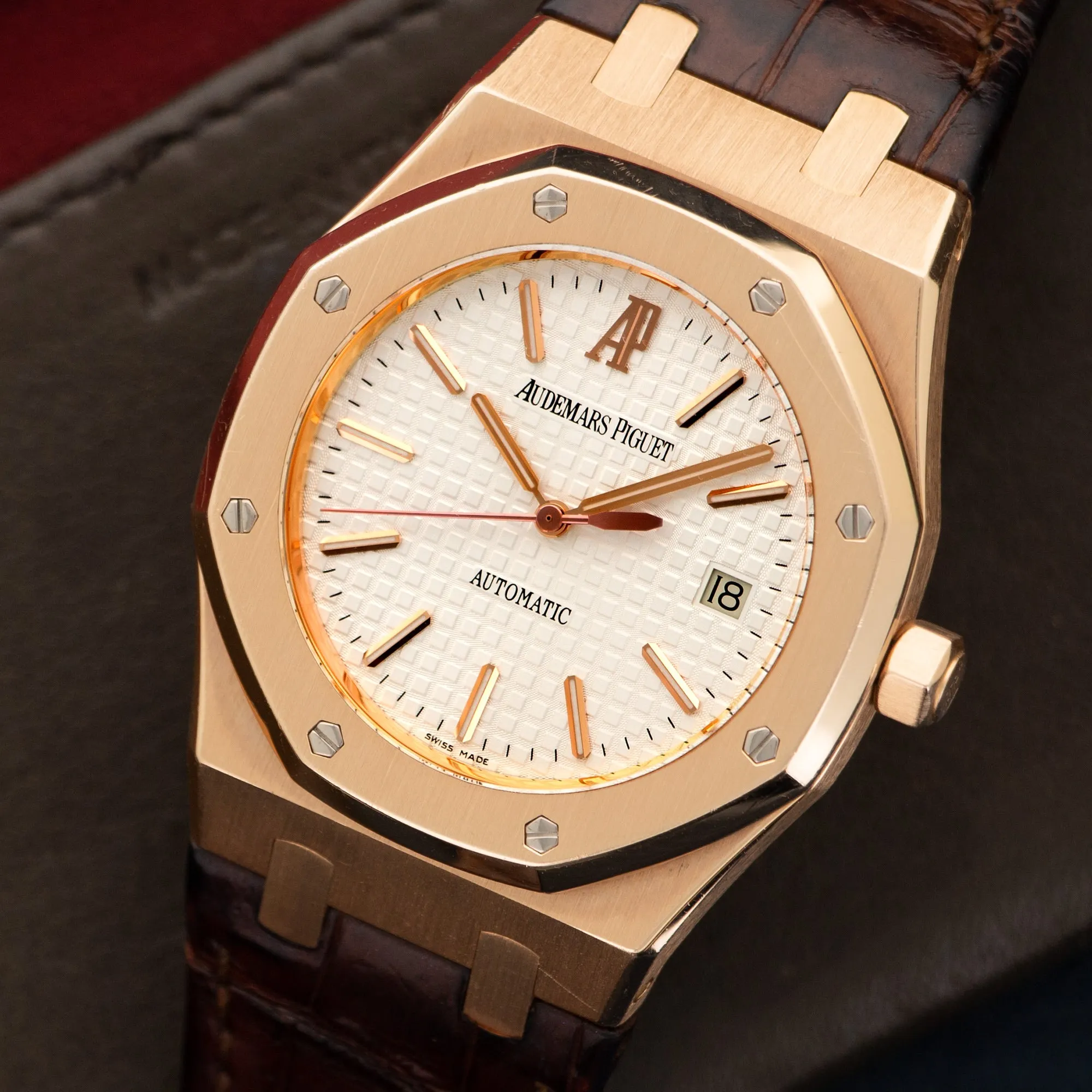Audemars Piguet Rose Gold Royal Oak Watch Ref. 15300