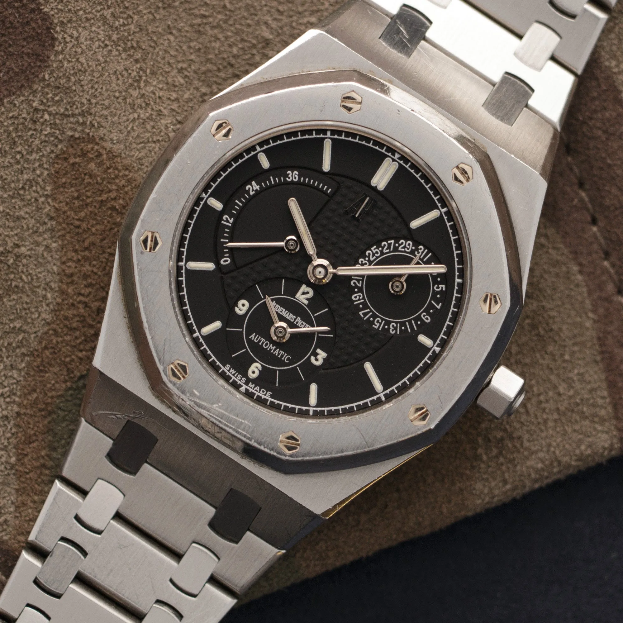 Audemars Piguet Steel Royal Oak Dual Time Watch Ref. 25730
