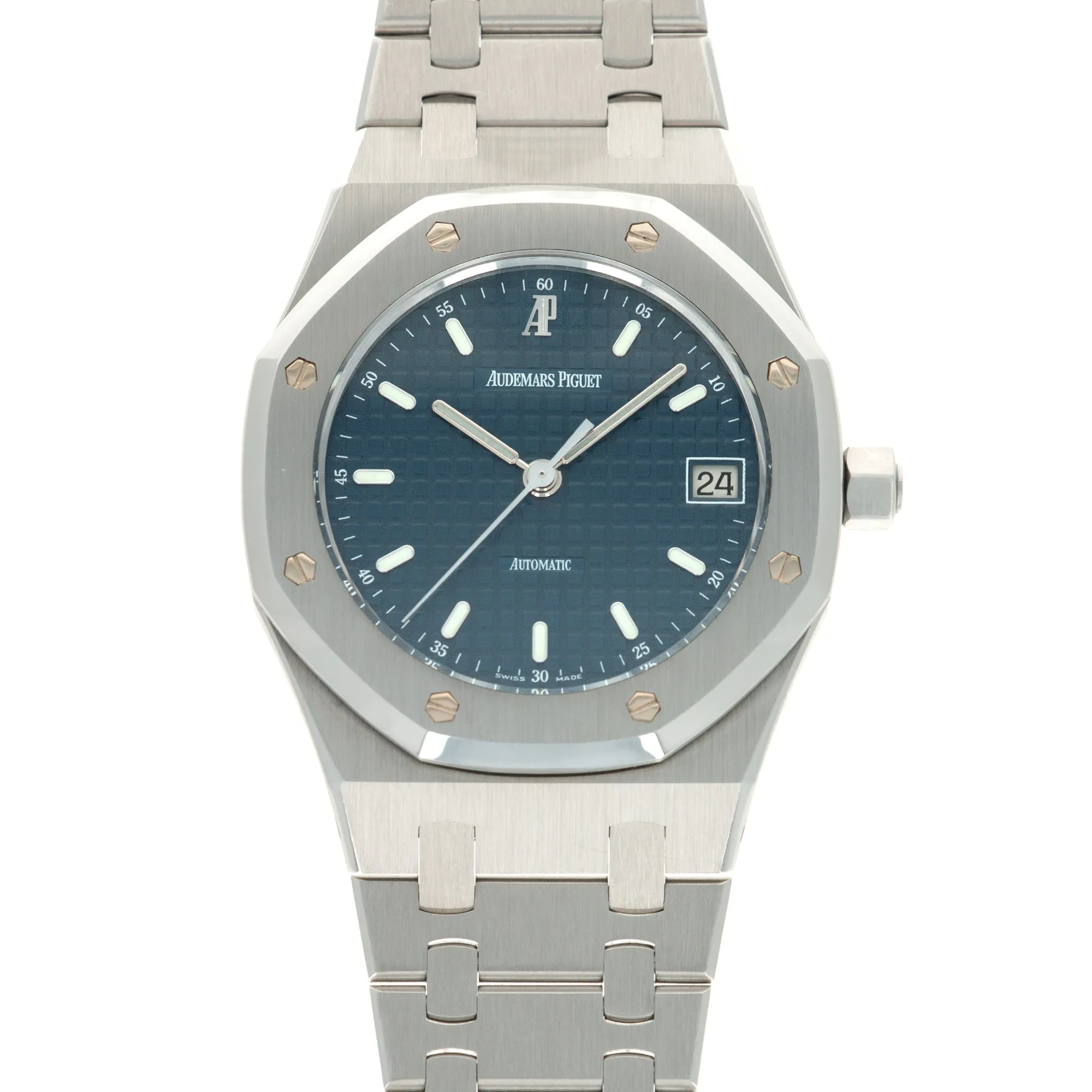 Audemars Piguet Steel Royal Oak Watch Ref. 14790 with Blue dial