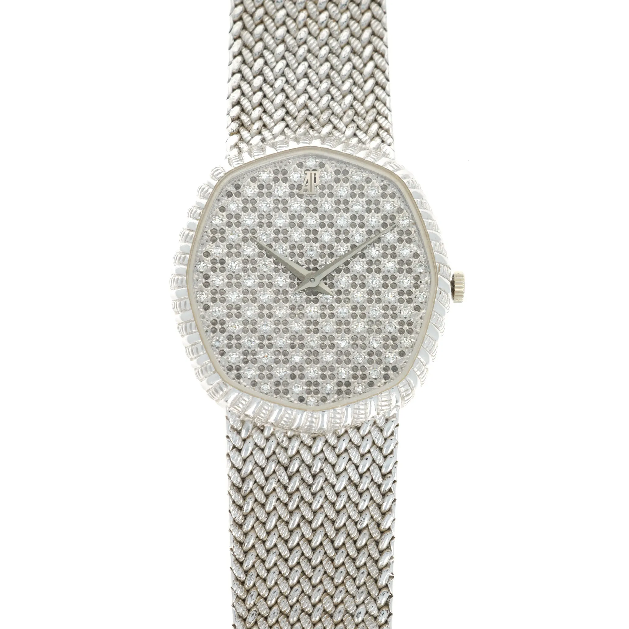 Audemars Piguet White Gold Diamond Bracelet Watch
