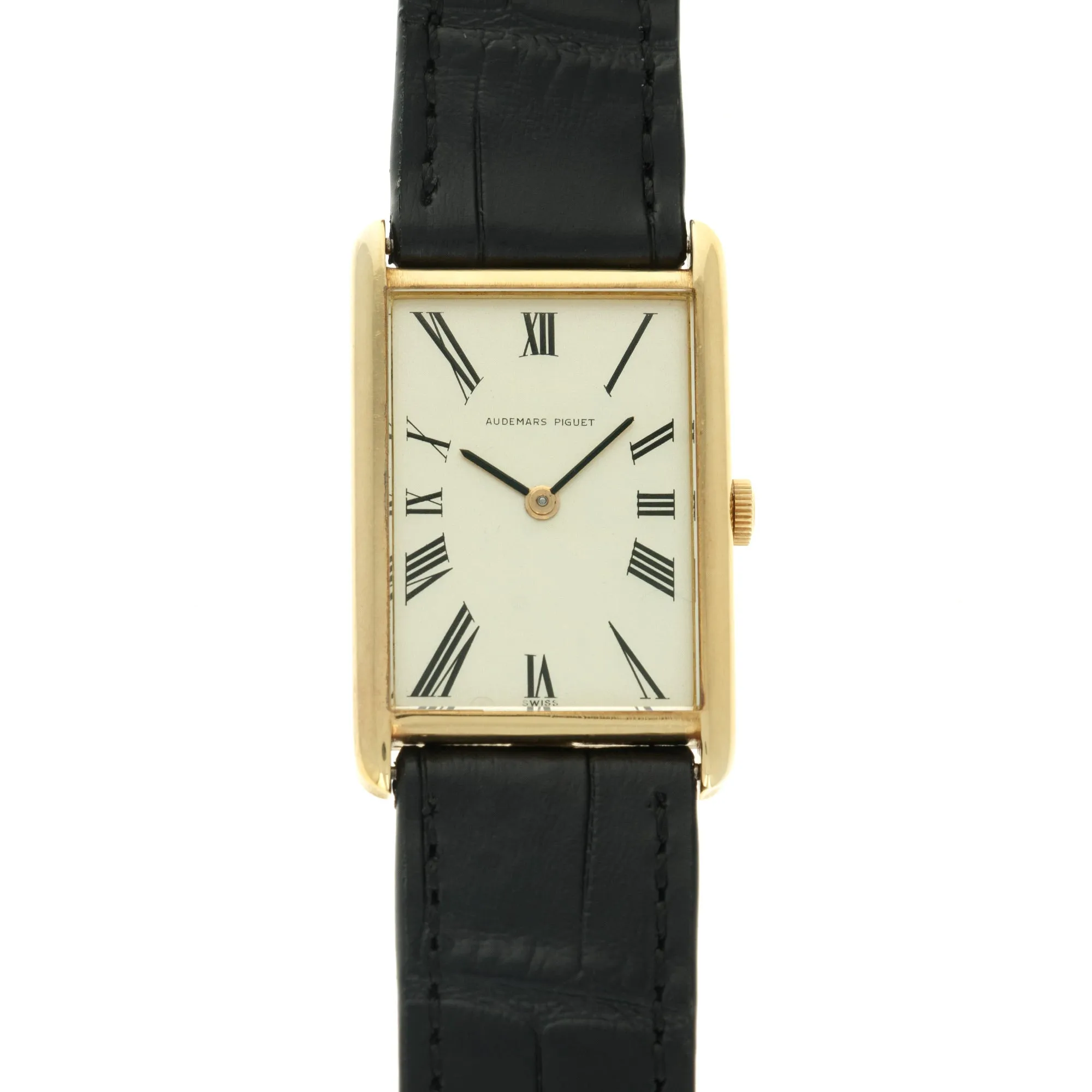 Audemars Piguet Yellow Gold Rectangular Strap Watch
