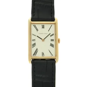 Audemars Piguet Yellow Gold Rectangular Strap Watch