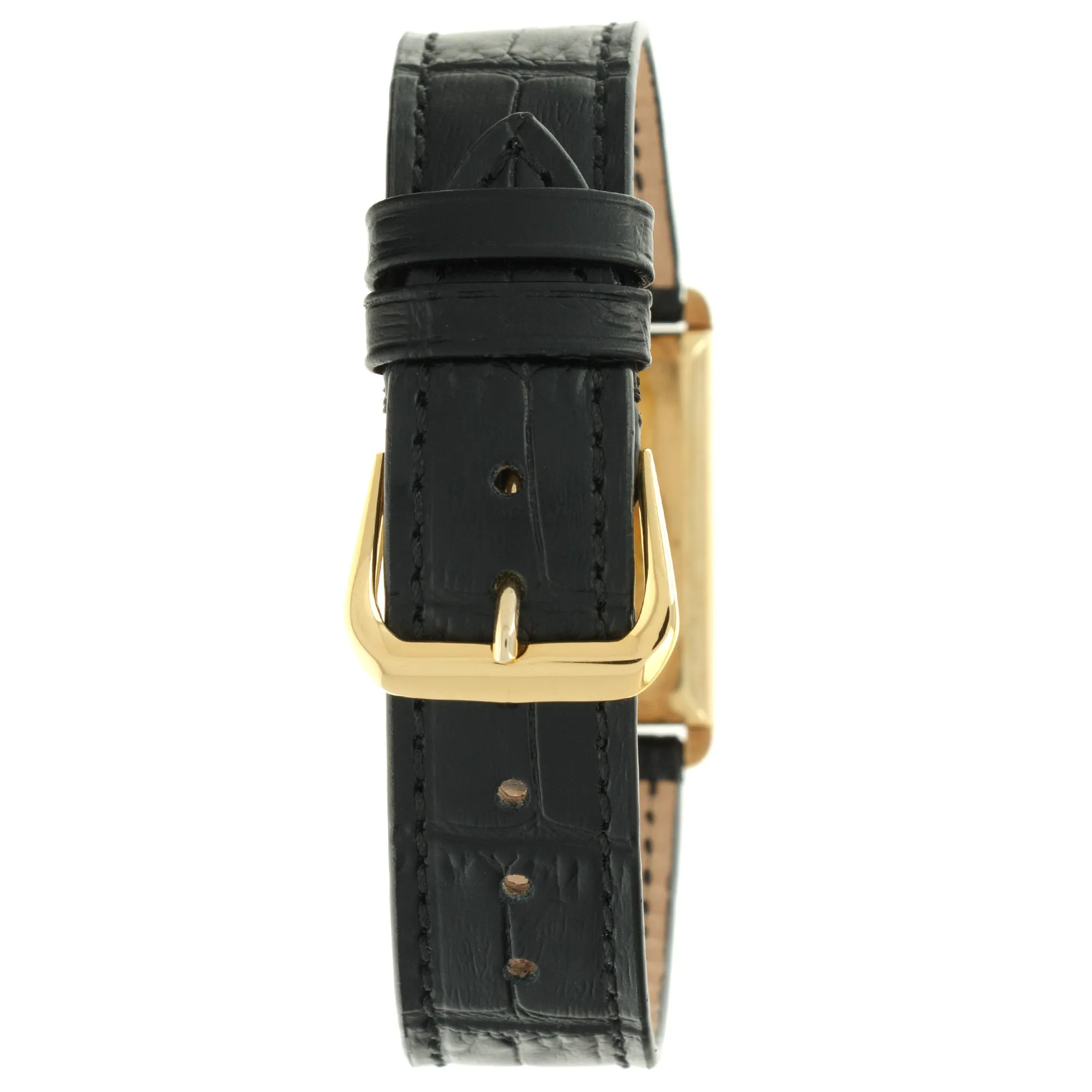 Audemars Piguet Yellow Gold Rectangular Strap Watch