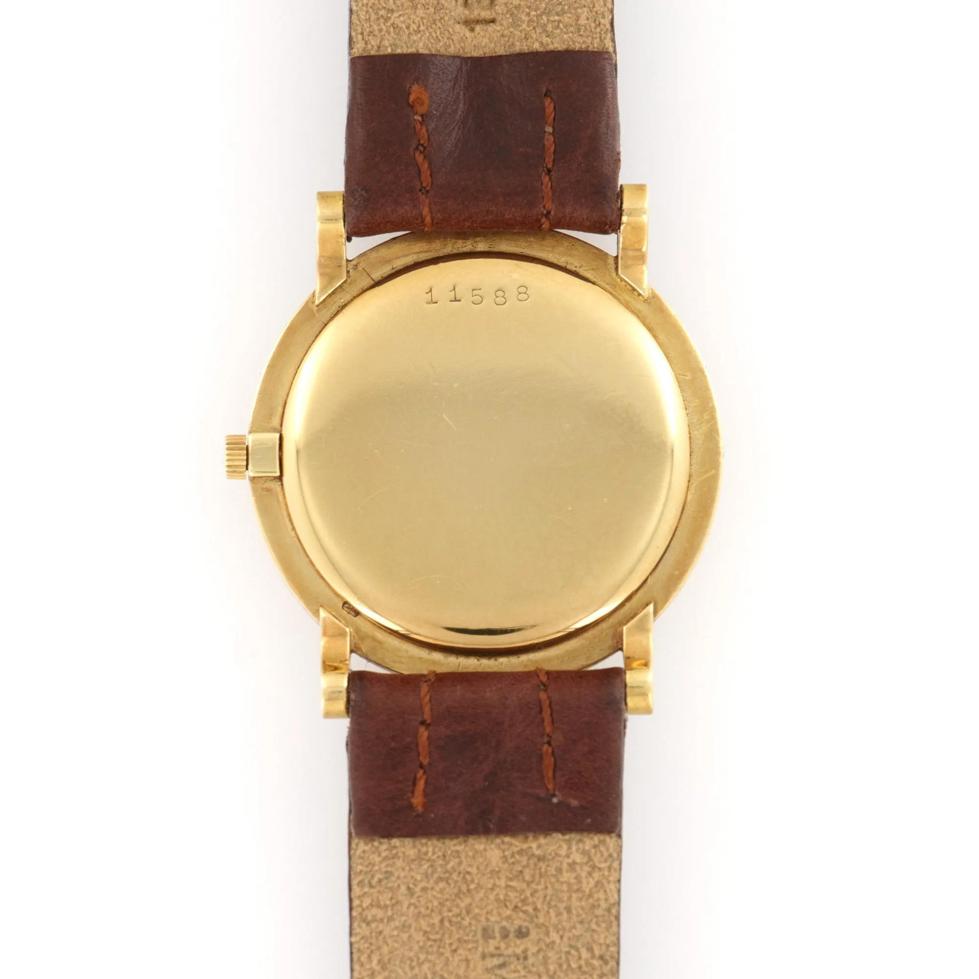 Audemars Piguet Yellow Gold Ultra-Thin Strap Watch, Retailed by Turler