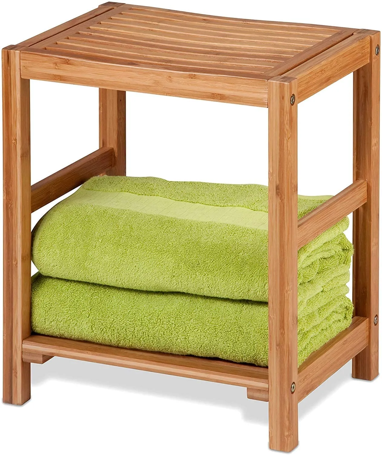 BAMBOO SPA STORAGE BENCH