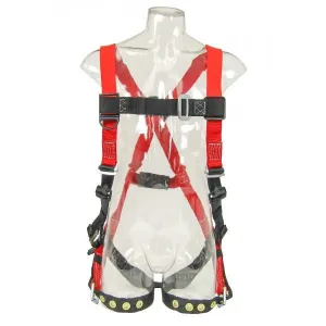 Bashlin - "H" Style Harness with grommet legs and nylon loop back attachment