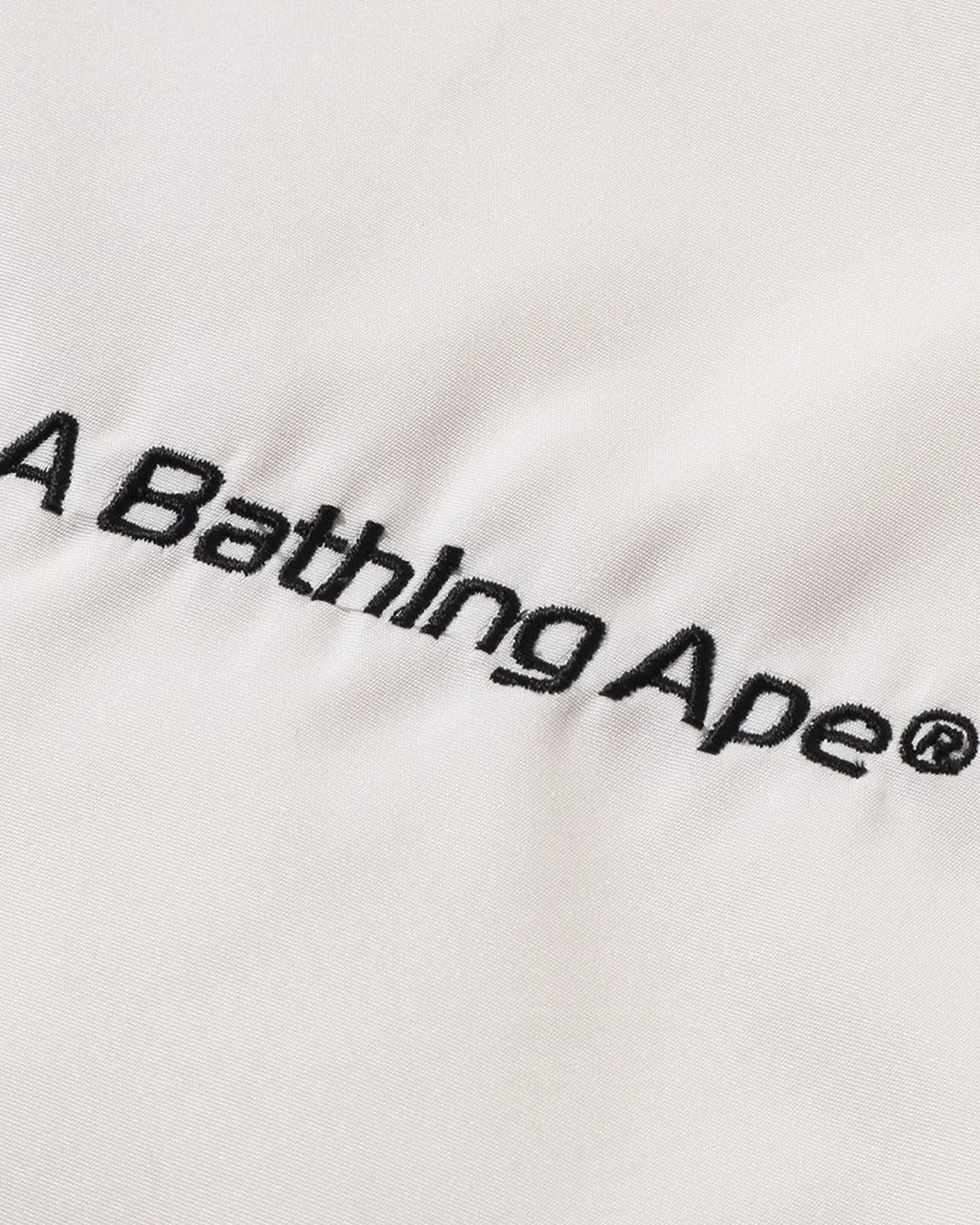 Bathing Ape Logo Nylon Track Jacket