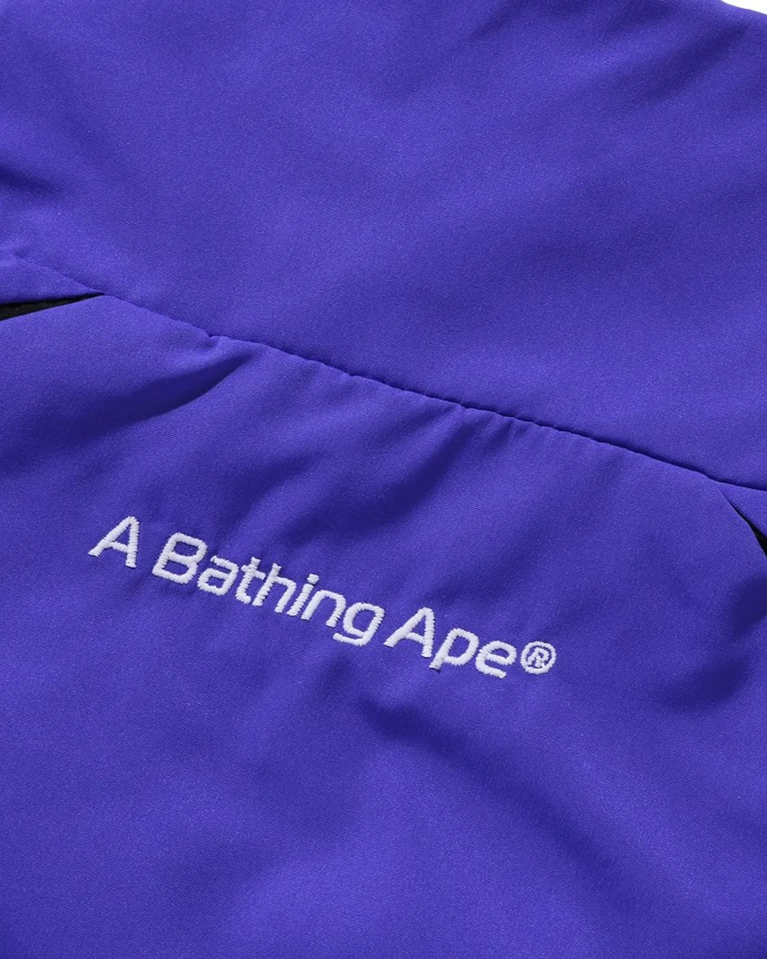 Bathing Ape Logo Nylon Track Jacket