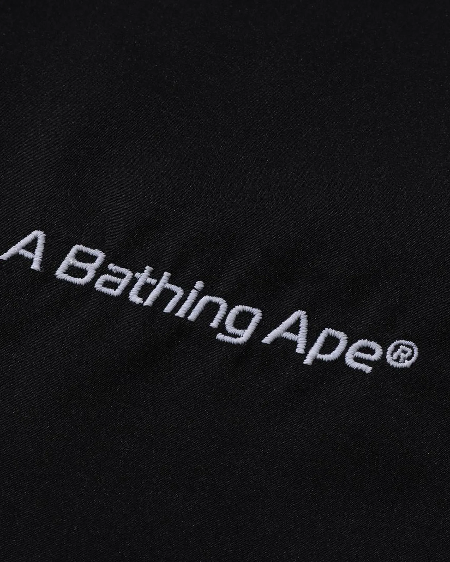 Bathing Ape Logo Nylon Track Jacket