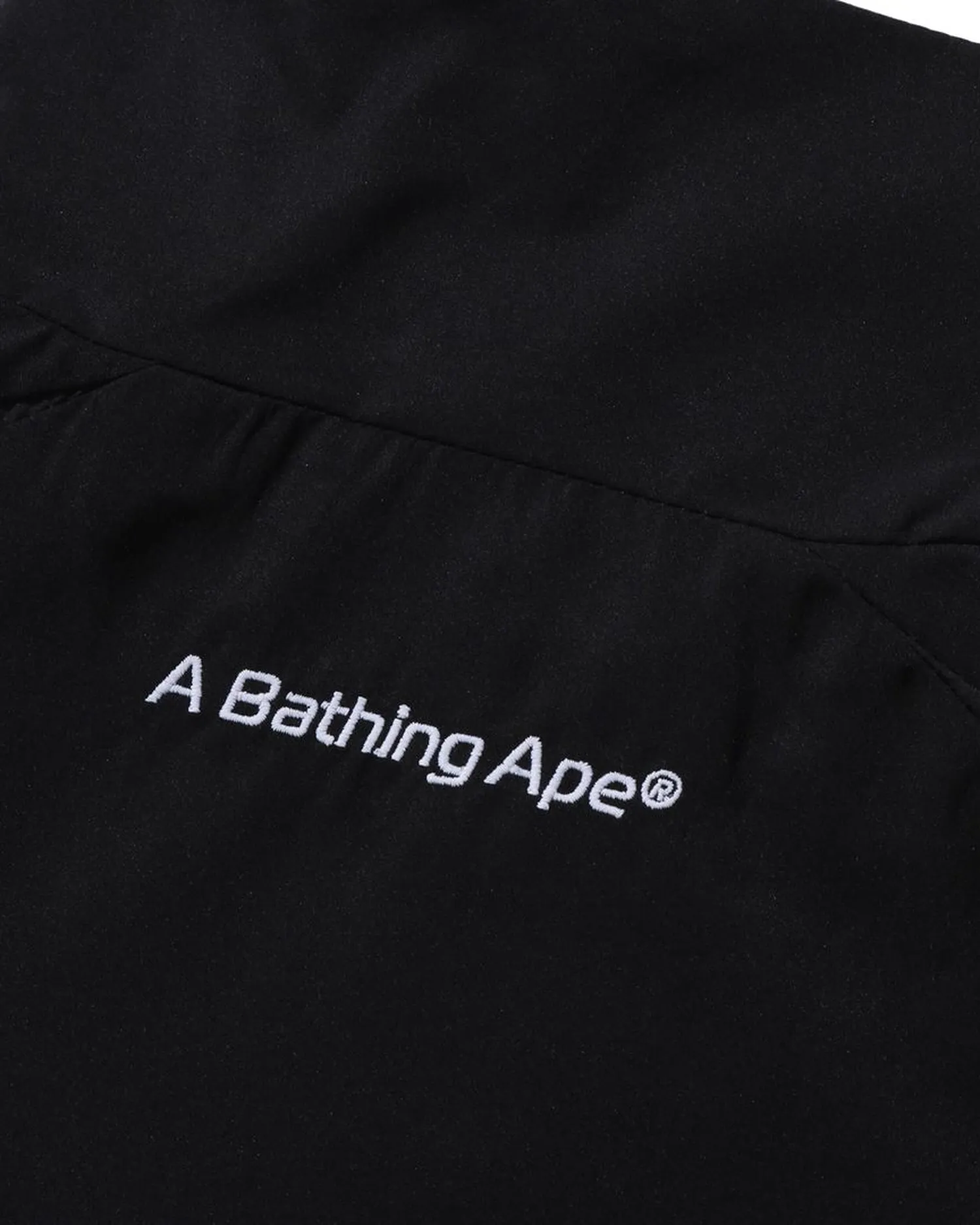 Bathing Ape Logo Nylon Track Jacket