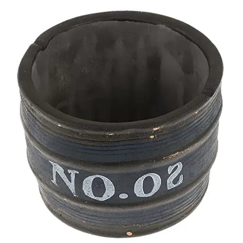 BAZPUR MART® Ceramic Decor Ashtray Indoor Cigar Ashtray Cigarette Ash Tray Holder Blue L