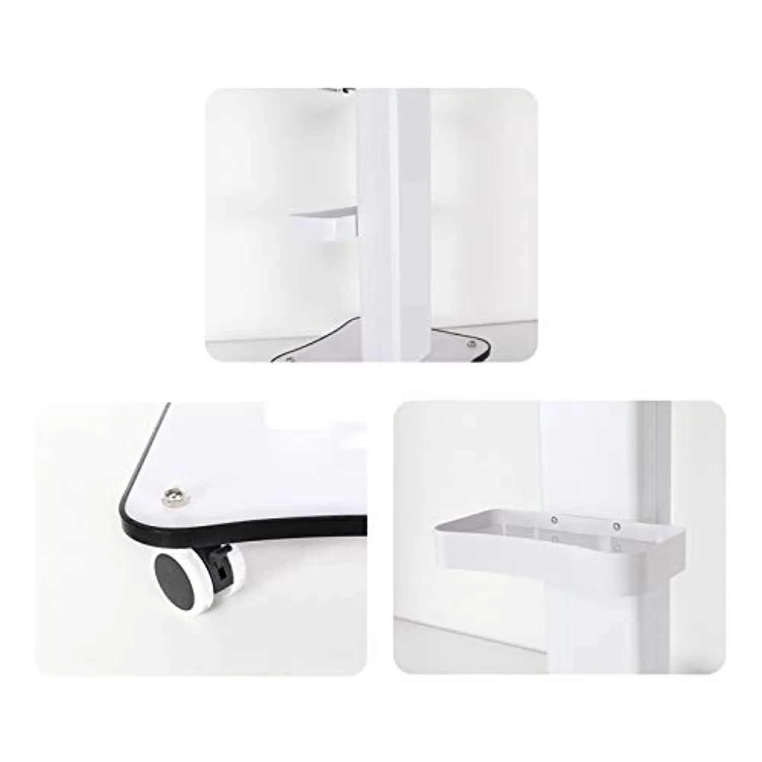 Beauty Cart,3 Tier Salon Rolling Trolley Cart Stand Beauty Instrument Tray Rolling Cart with Wheel Salon Spa Storage Organizer Cart Tool Load 88lbs