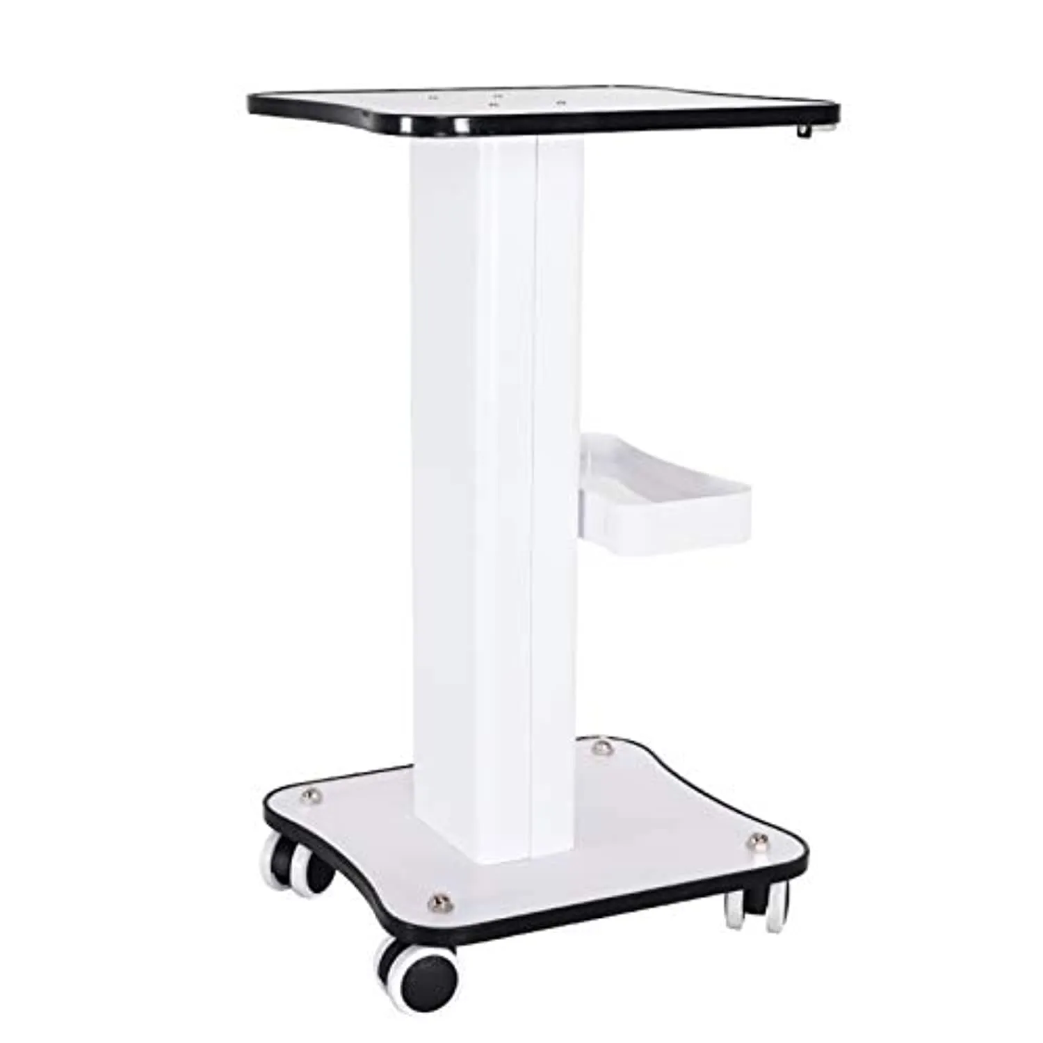 Beauty Cart,3 Tier Salon Rolling Trolley Cart Stand Beauty Instrument Tray Rolling Cart with Wheel Salon Spa Storage Organizer Cart Tool Load 88lbs