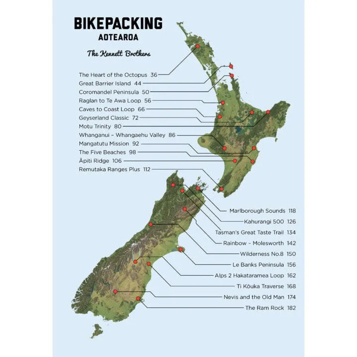 Bike Packing Aotearoa 3rd Edition Book
