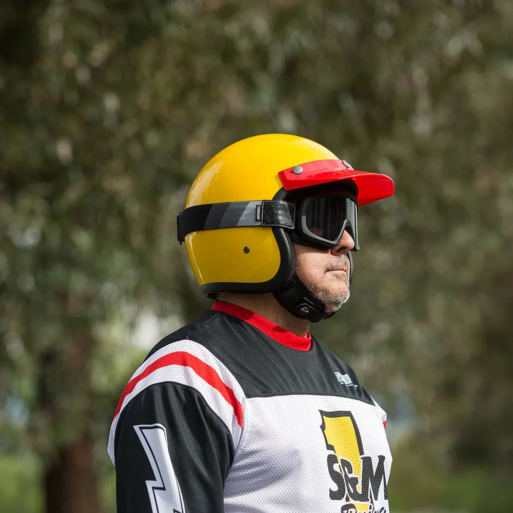 BILTWELL OVERLAND 2.0 GOGGLE [TRI-STRIPE SILVER/GREY/BLACK]