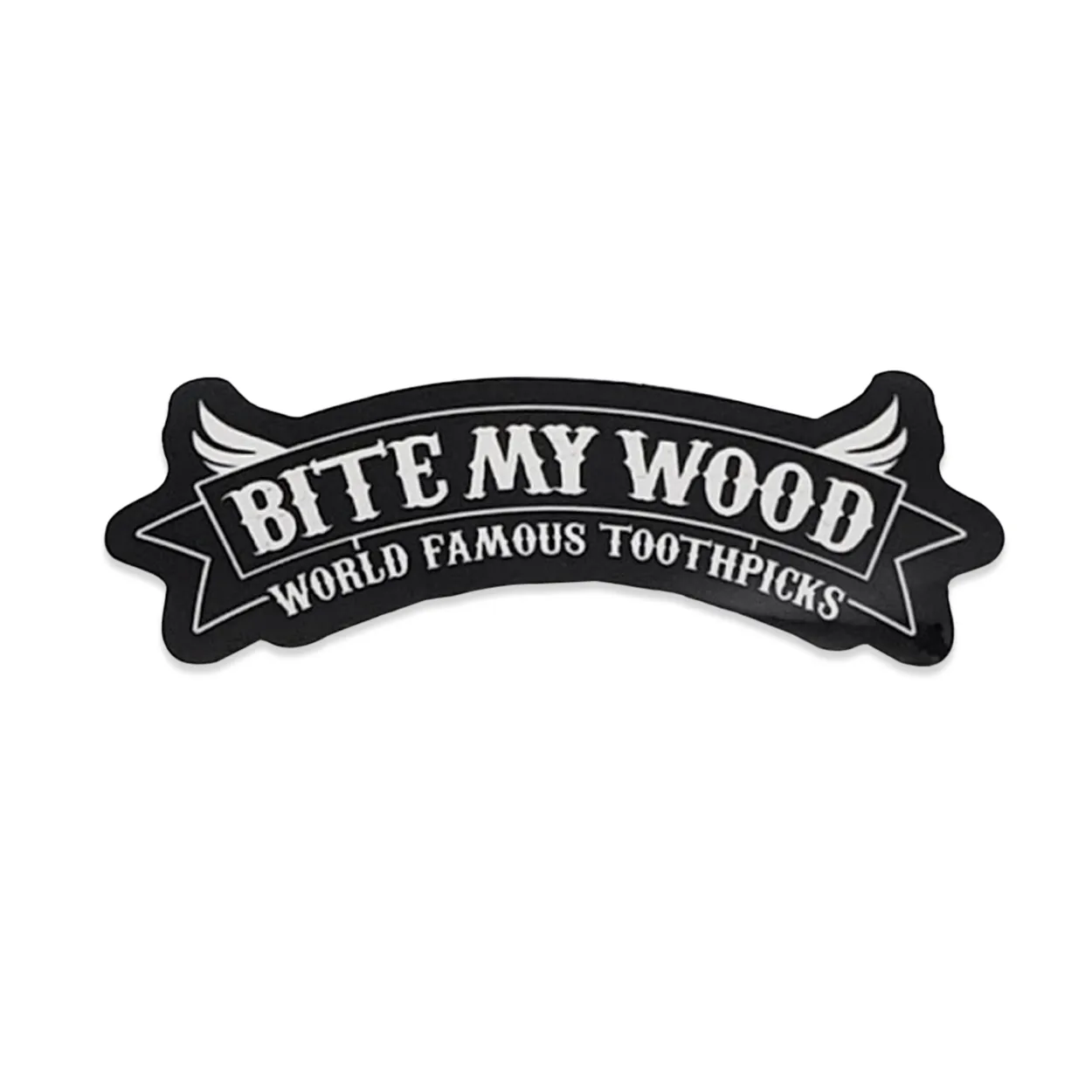 BiteMyWood Sticker 2" x 3" Available In 3 Styles