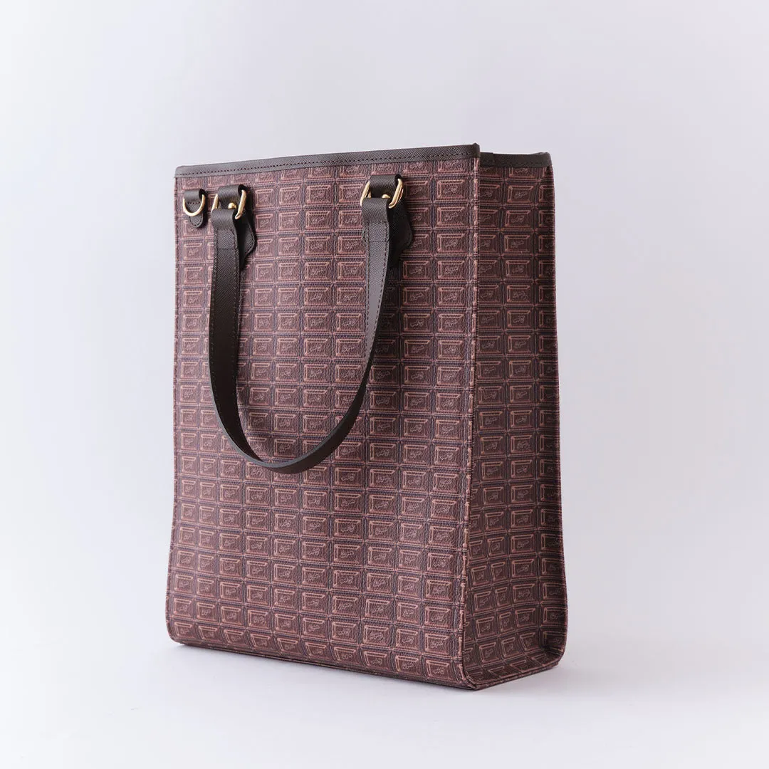 Bitter Chocolate Square Tote Bag【Japan Jewelry】