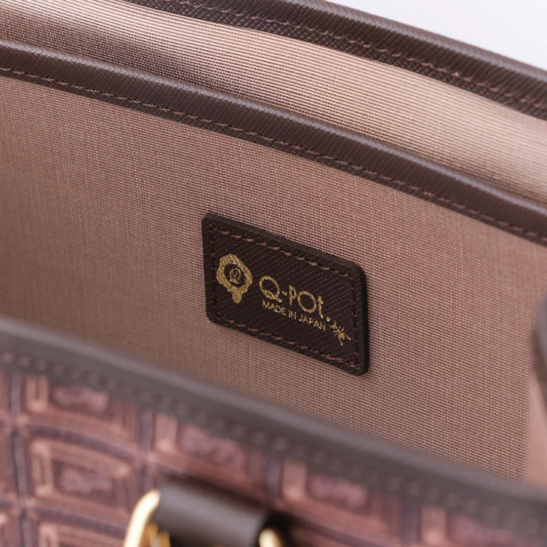 Bitter Chocolate Square Tote Bag【Japan Jewelry】