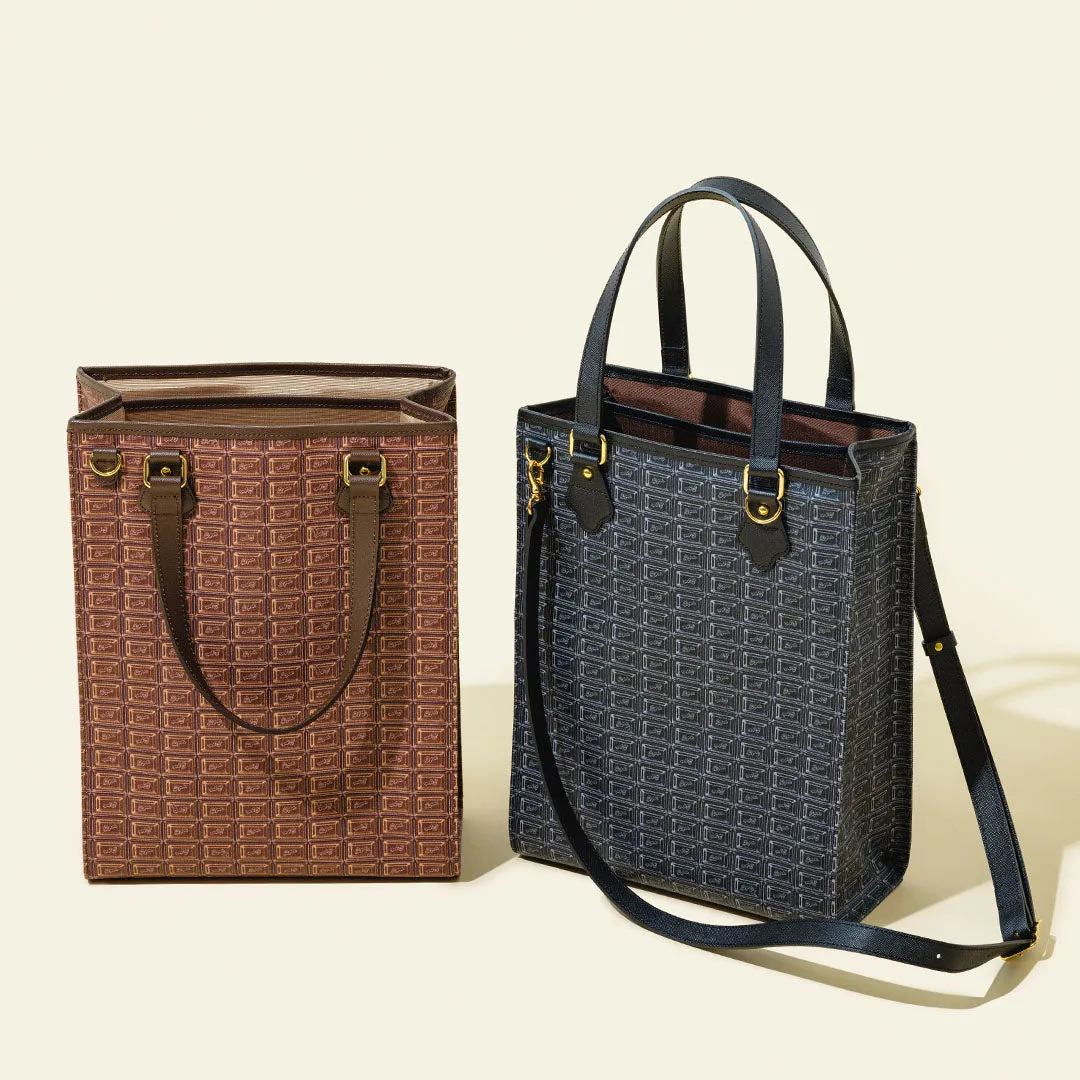 Bitter Chocolate Square Tote Bag【Japan Jewelry】