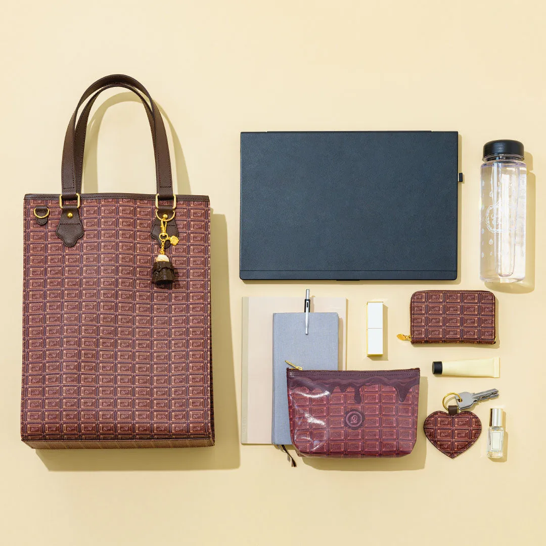 Bitter Chocolate Square Tote Bag【Japan Jewelry】