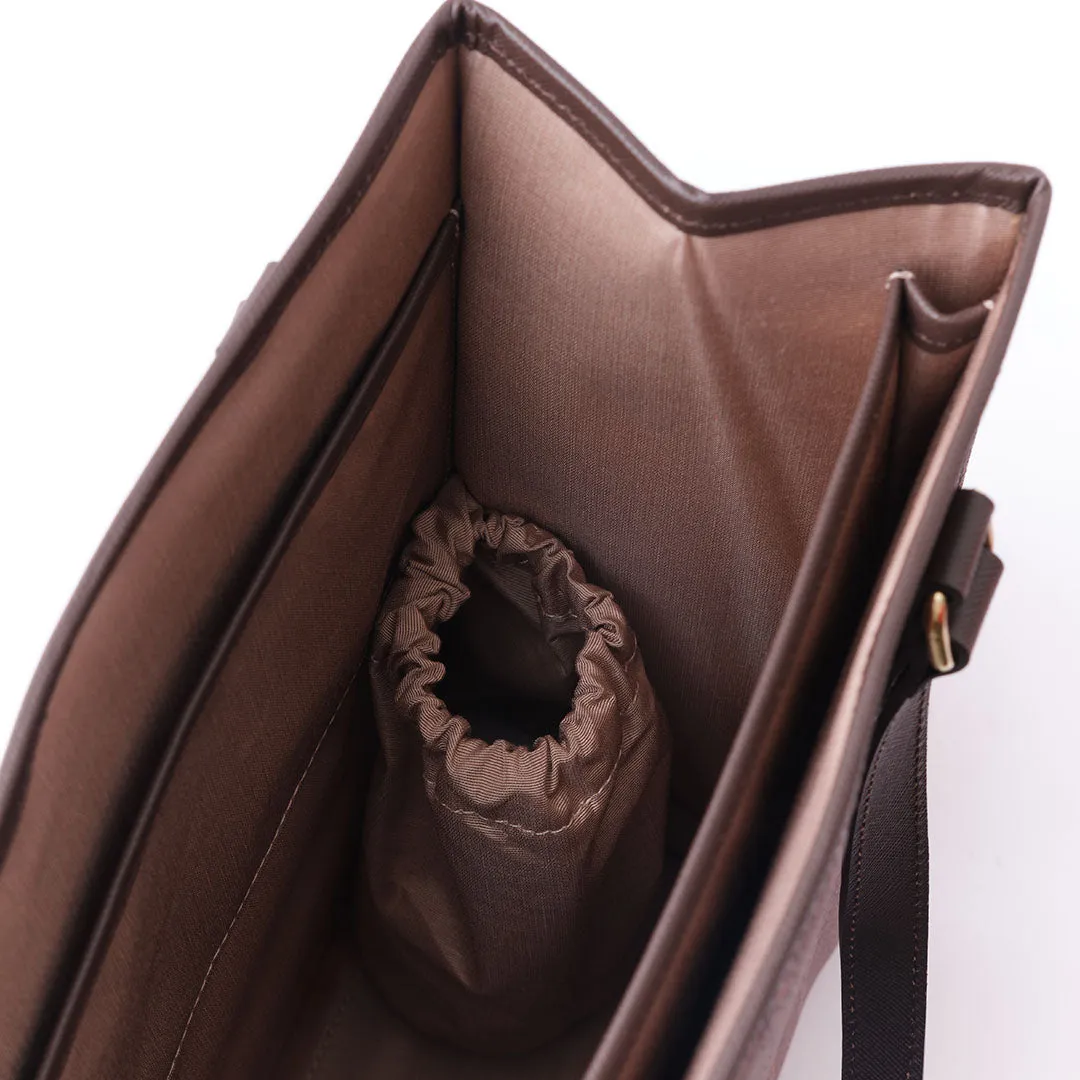 Bitter Chocolate Square Tote Bag【Japan Jewelry】