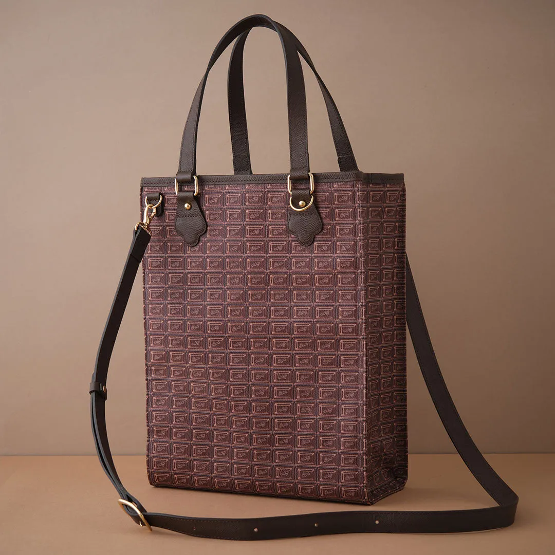 Bitter Chocolate Square Tote Bag【Japan Jewelry】