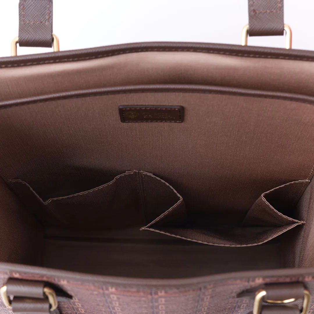Bitter Chocolate Square Tote Bag【Japan Jewelry】