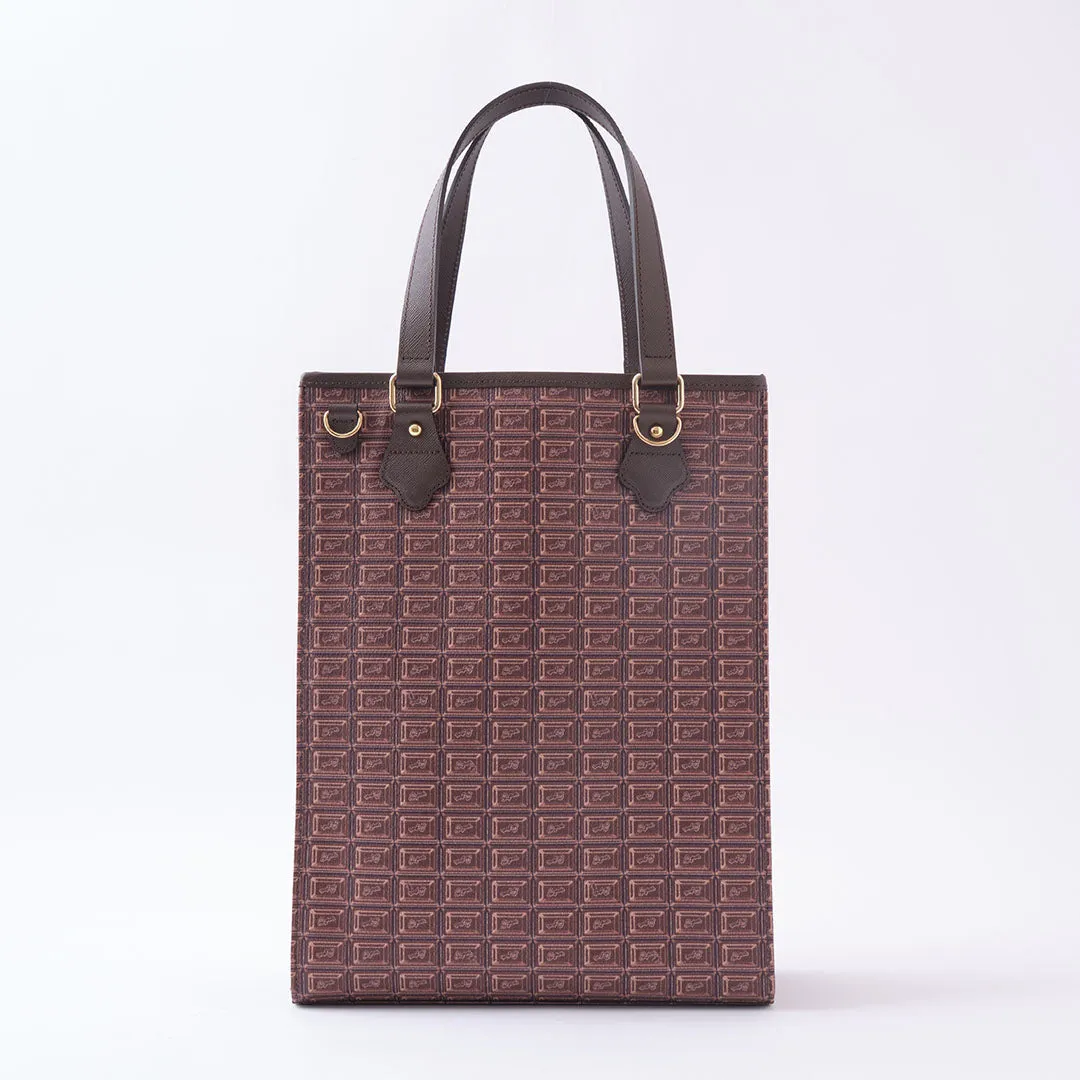 Bitter Chocolate Square Tote Bag【Japan Jewelry】